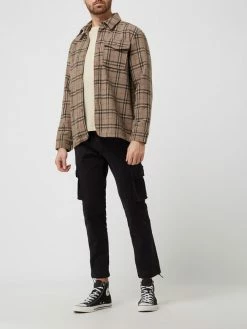 REVIEW Cargohose Mit Stretch-Anteil - Schwarz