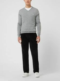 Hiltl Comfort Fit Bundfaltenhose Aus Cord Modell 'Morello' - Schwarz